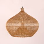 ATLAS DOĞAL RATTAN AVİZE 50X60 cm - Görsel 7