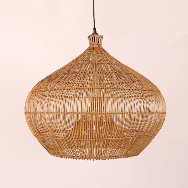 ATLAS DOĞAL RATTAN AVİZE 50X60 cm - Görsel 7