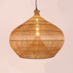 ATLAS DOĞAL RATTAN AVİZE 50X60 cm - Görsel 6
