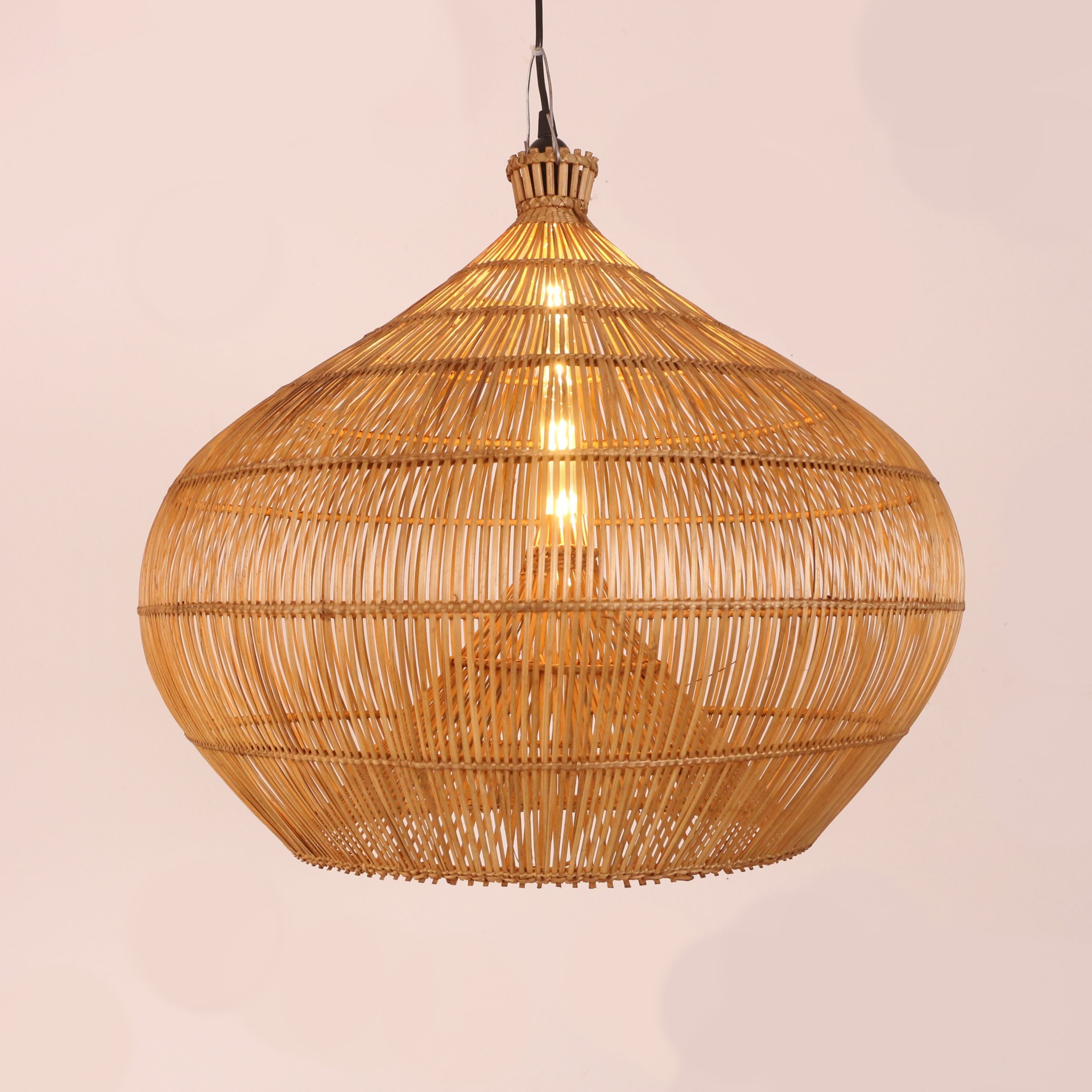 atlas-50 f2 ATLAS DOĞAL RATTAN AVİZE 50X60 cm - Görsel 6