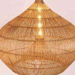 ATLAS DOĞAL RATTAN AVİZE 50X60 cm - Görsel 5