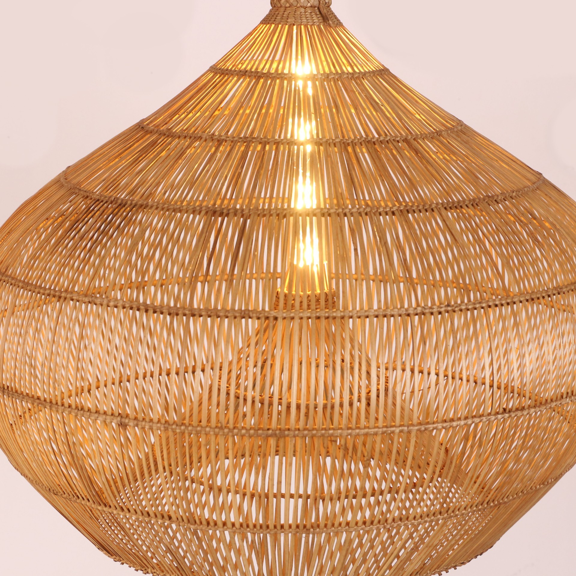 atlas-50 f3 ATLAS DOĞAL RATTAN AVİZE 50X60 cm - Görsel 5