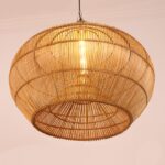 ATLAS DOĞAL RATTAN AVİZE 50X60 cm - Görsel 4