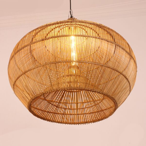 ATLAS DOĞAL RATTAN AVİZE 50X60 cm - Görsel 4