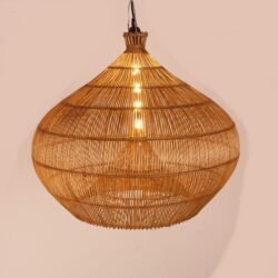 ATLAS DOĞAL RATTAN AVİZE 50X60 cm