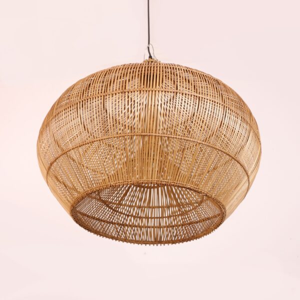 ATLAS DOĞAL RATTAN AVİZE 50X60 cm - Görsel 2