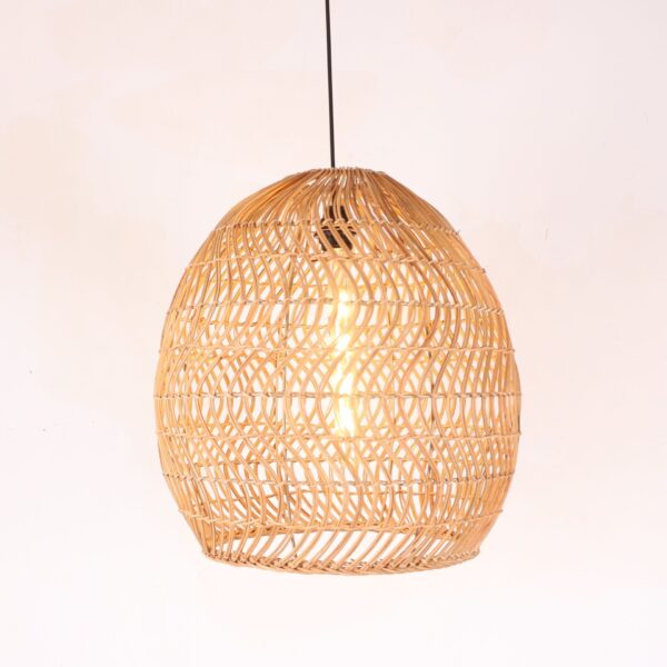 Kamelya Rattan Sarkıt Lamba 45x48 cm - Görsel 1