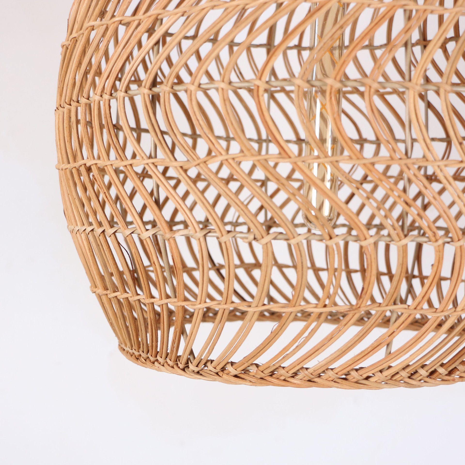 kam45 f3 Kamelya Rattan Sarkıt Lamba 45x48 cm - Görsel 8