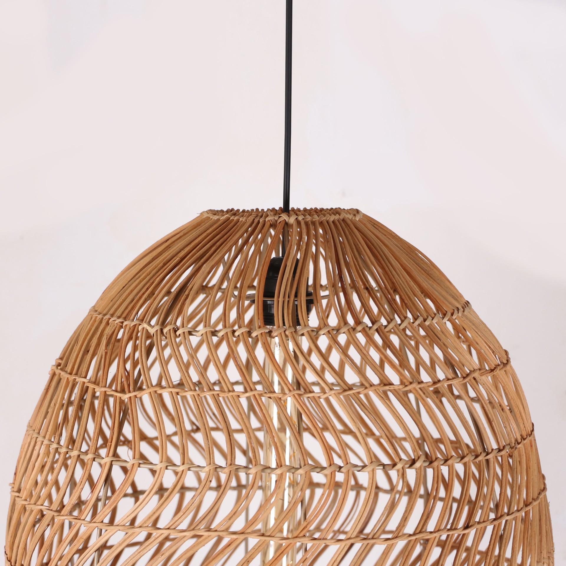 kam45 f5 Kamelya Rattan Sarkıt Lamba 45x48 cm - Görsel 3