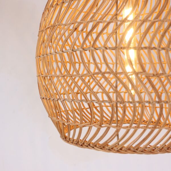 Kamelya Rattan Sarkıt Lamba 45x48 cm - Görsel 4