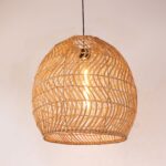 Kamelya Rattan Sarkıt Lamba 45x48 cm - Görsel 5