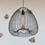 Chi Büyük Boy Siyah Metal Aydınlatma 40x38 - Görsel 5