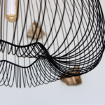 Chi Büyük Boy Siyah Metal Aydınlatma 40x38 - Görsel 6