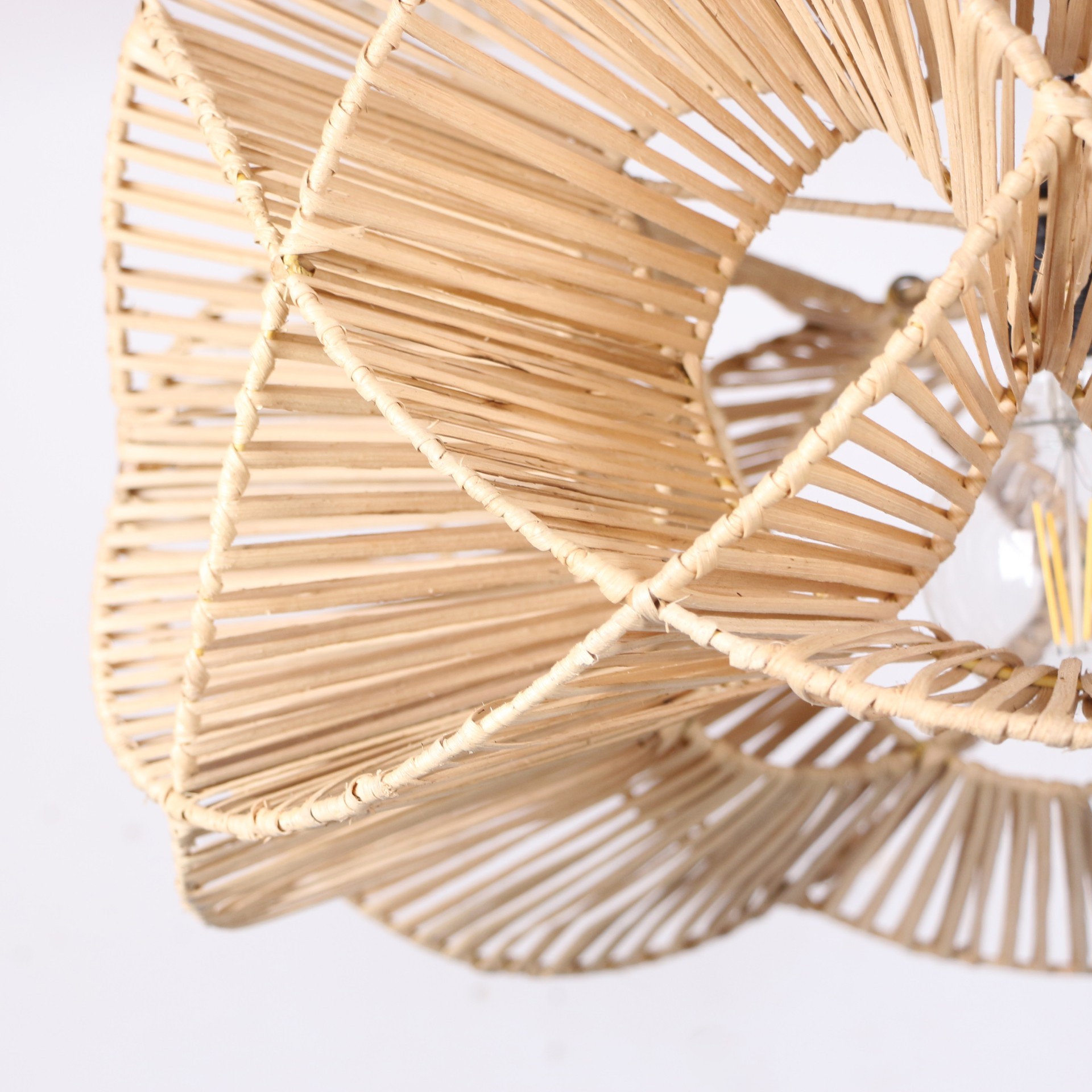 rttn-avz-set3 f4 Rattan Oklid Aydınlatma 3'lü Set - Görsel 5